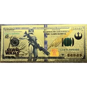Clone Stormtrooper - Star Wars Gold Banknote Collectible Bill